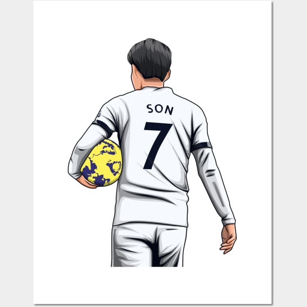 Son Heung-Min Wall Art by Aldduardo